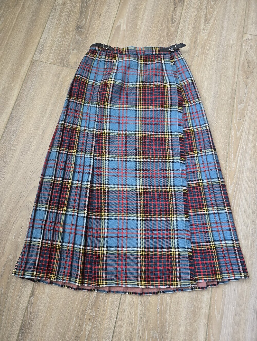 Vintage Gor-Ray Wool Tartan Plaid Skirt, 24"